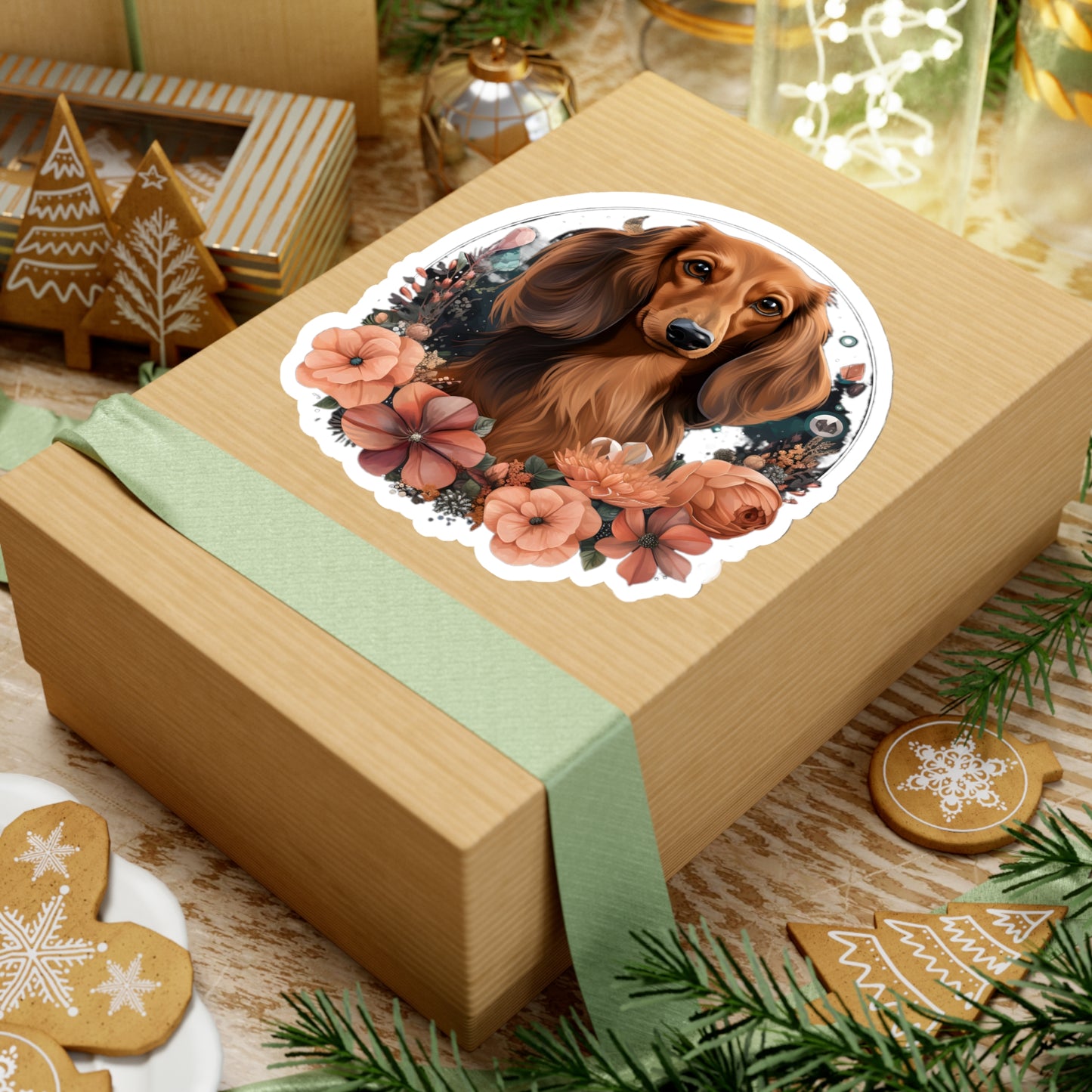 Dachshund Sticker: "Rose"