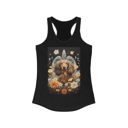 Dachshund Tank Top: "Queen Cream"