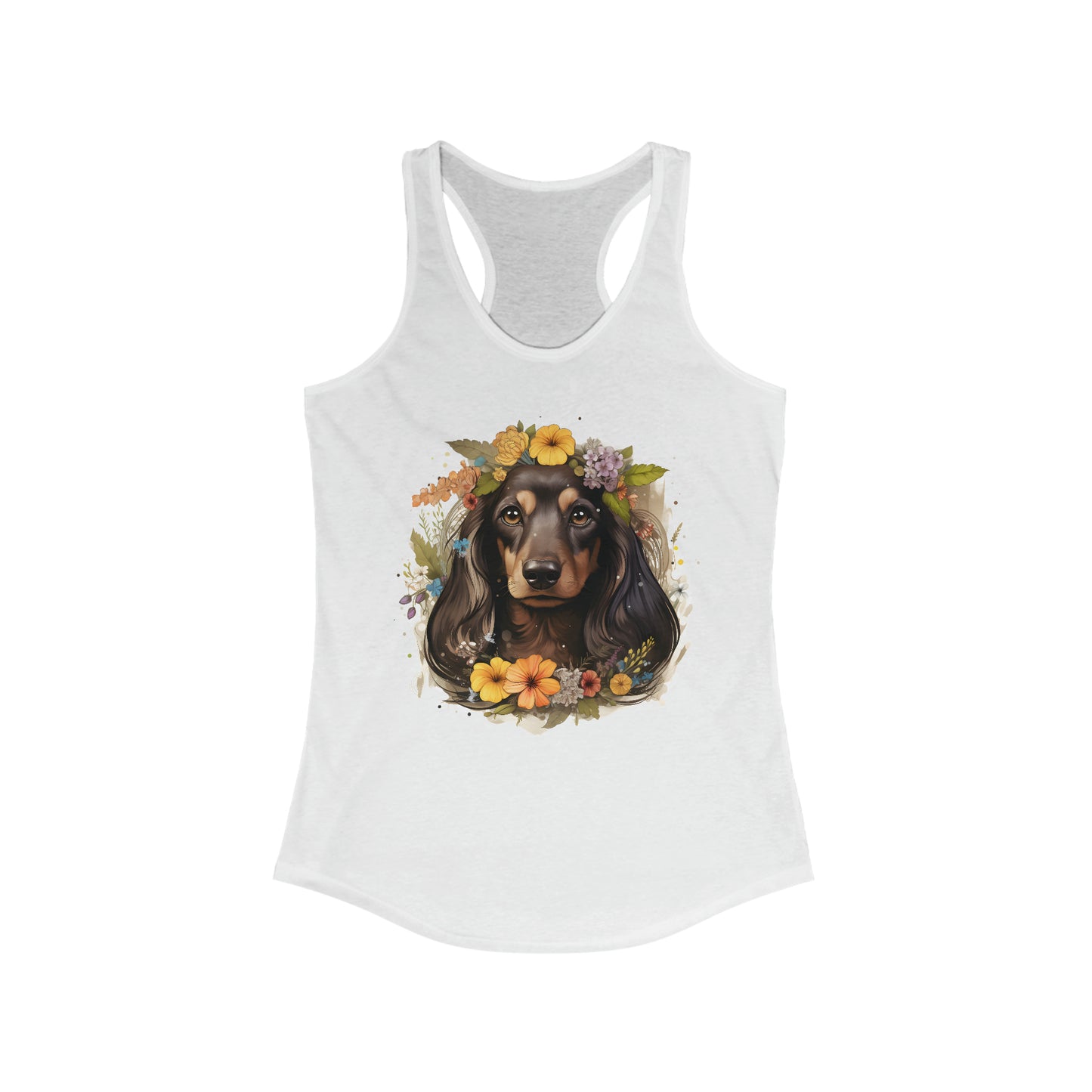 Dachshund Tank Top: "Summer"