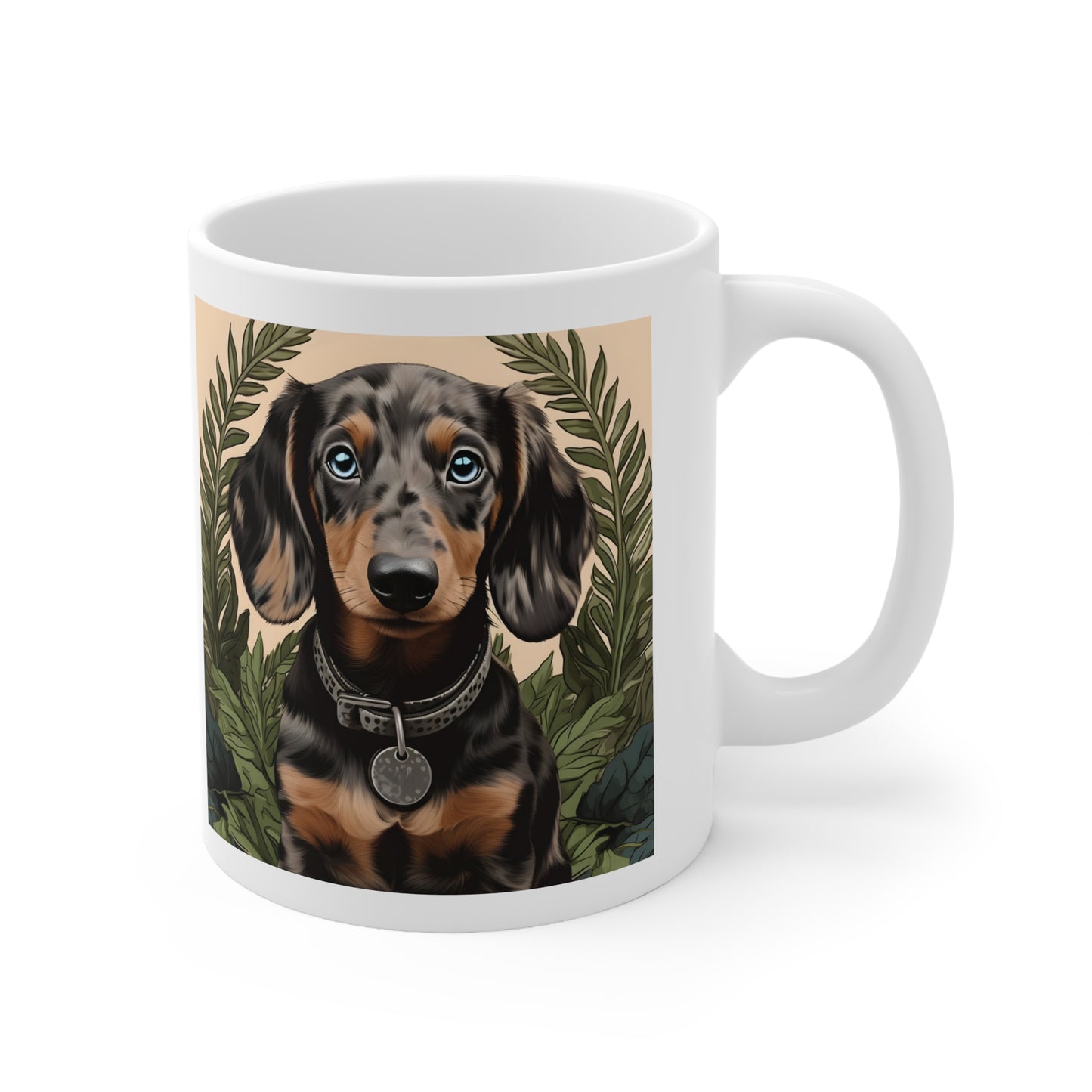 Dachshund Coffee Mug: "Soul Gazer"