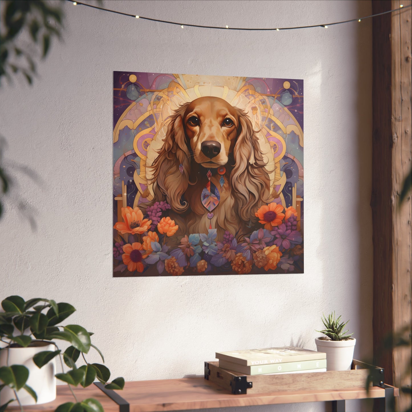 Dachshund Art Print: "Citrine Dream"