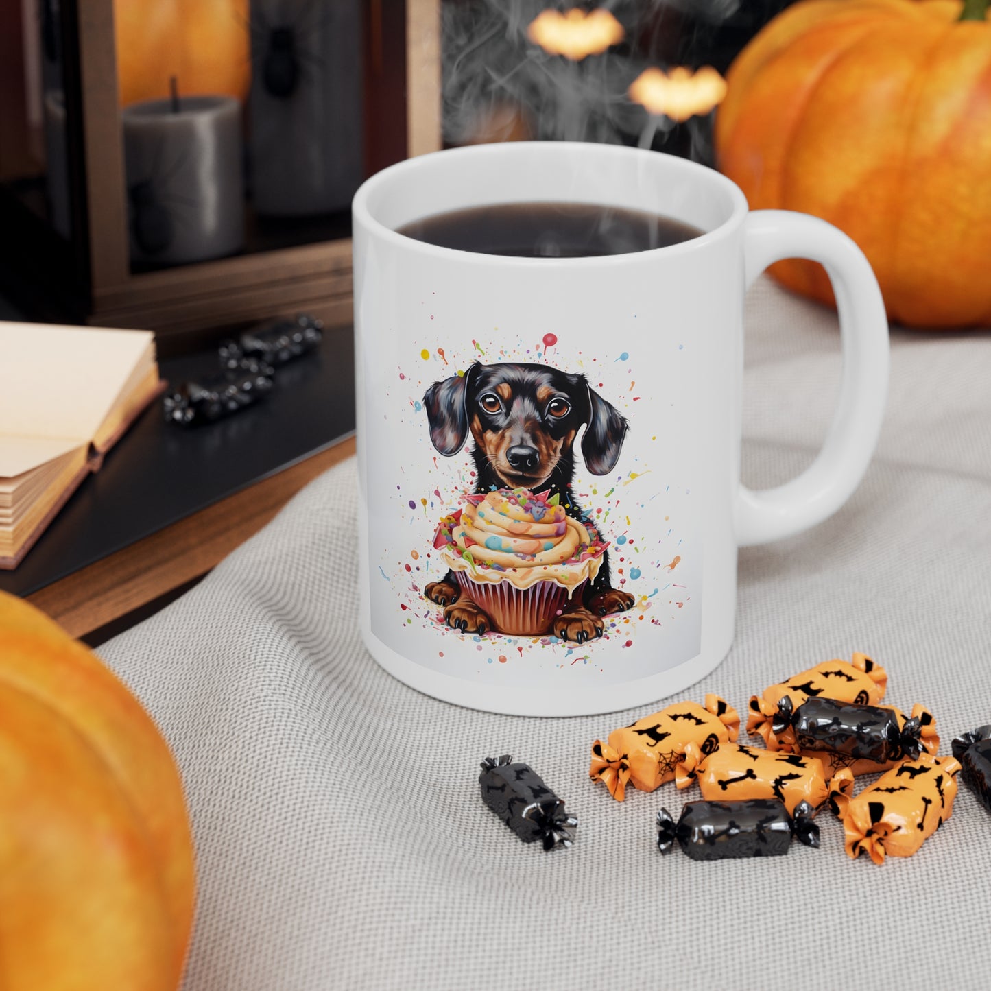 Dachshund Coffee Mug: "Pupcake"