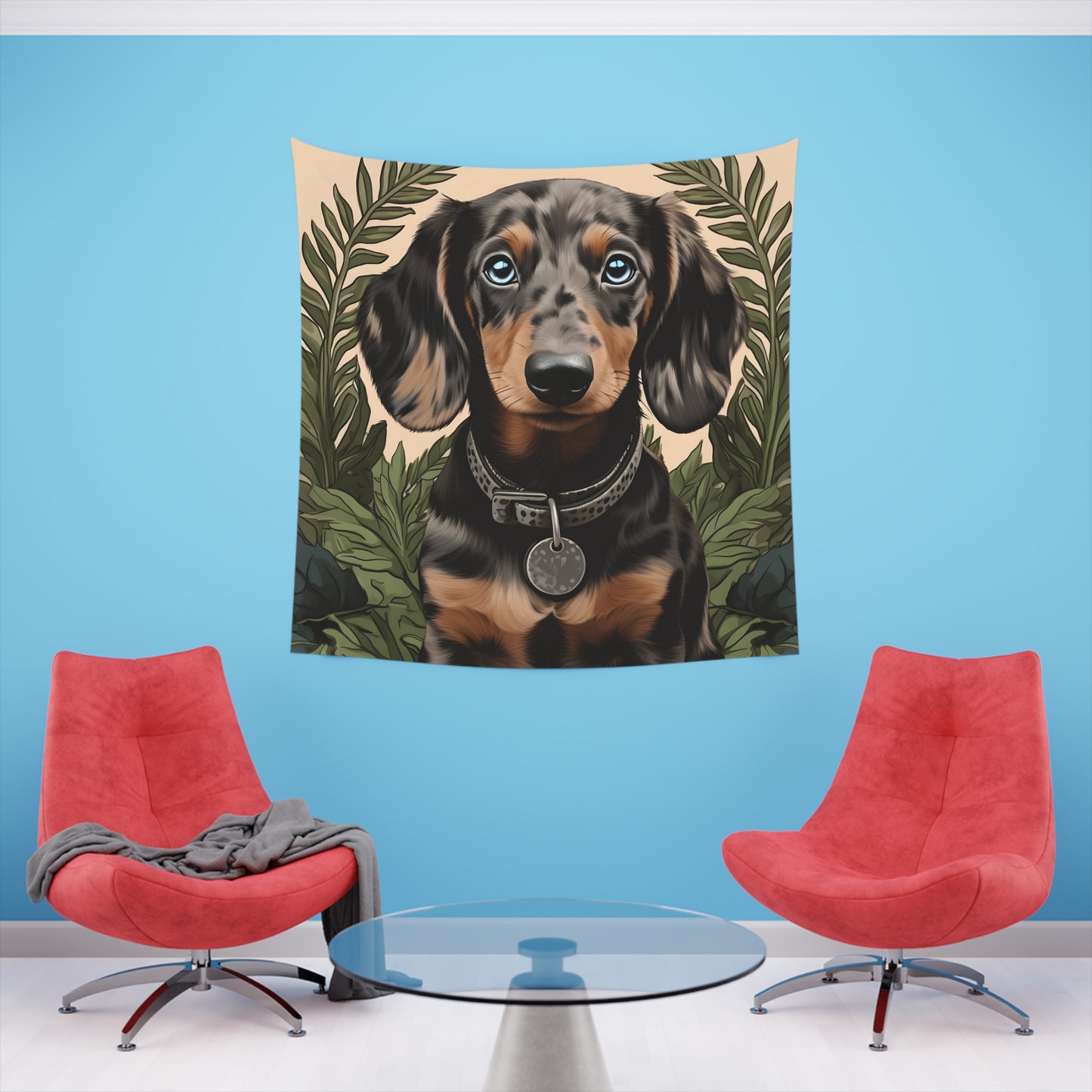 Dachshund Tapestry: "Soul Gazer"