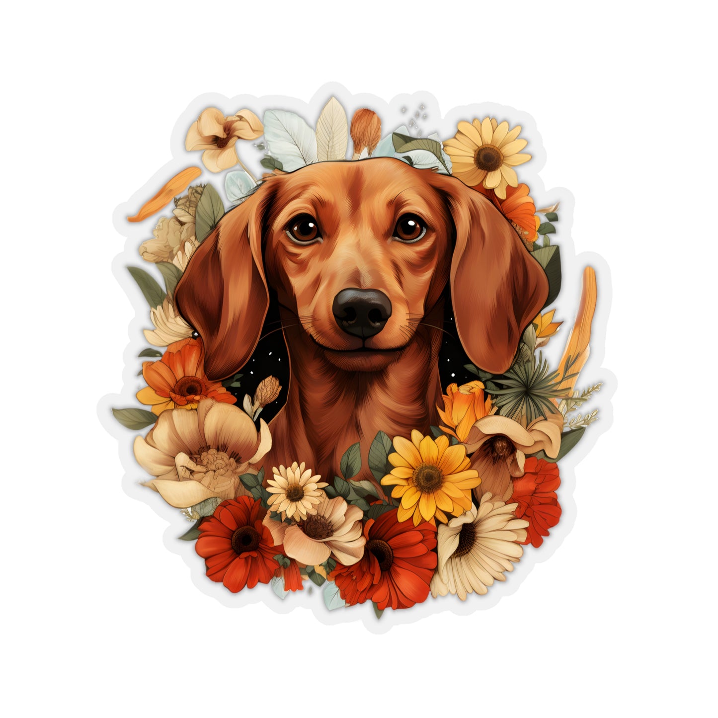 Dachshund Sticker: "Sunny"