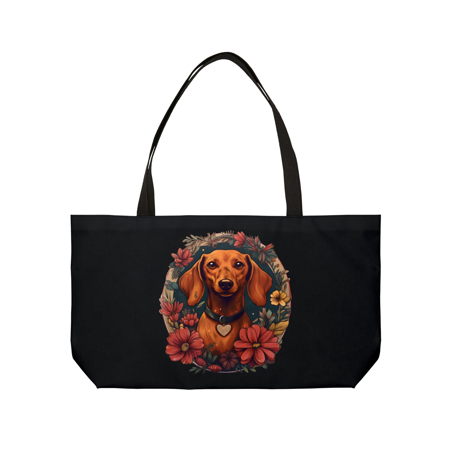 Dachshund Weekender Bag: "Heart"