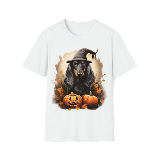 Dachshund Softstyle T-Shirt: "Halloween"