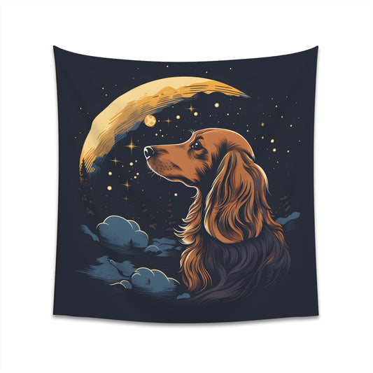 Dachshund Tapestry: "Stargazer"