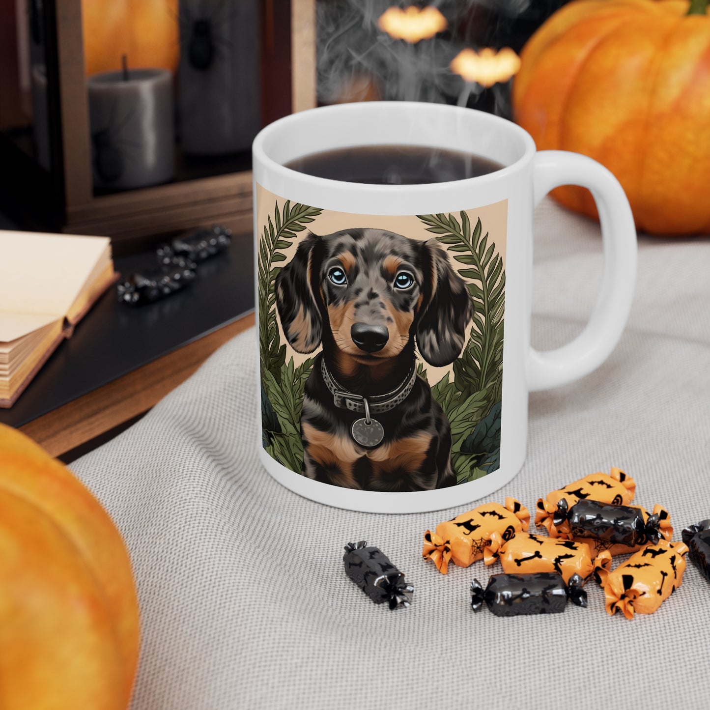 Dachshund Coffee Mug: "Soul Gazer"