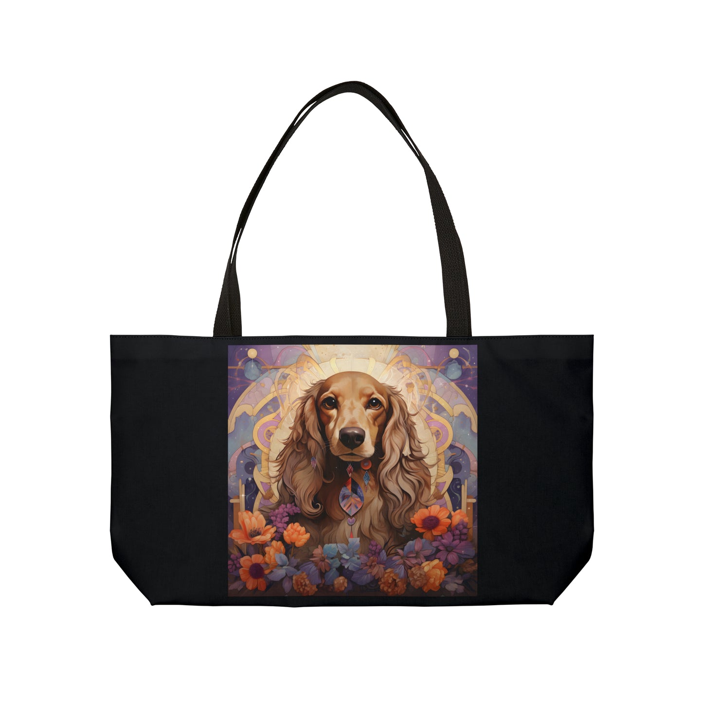 Dachshund Weekender Bag: "Citrine Dream"