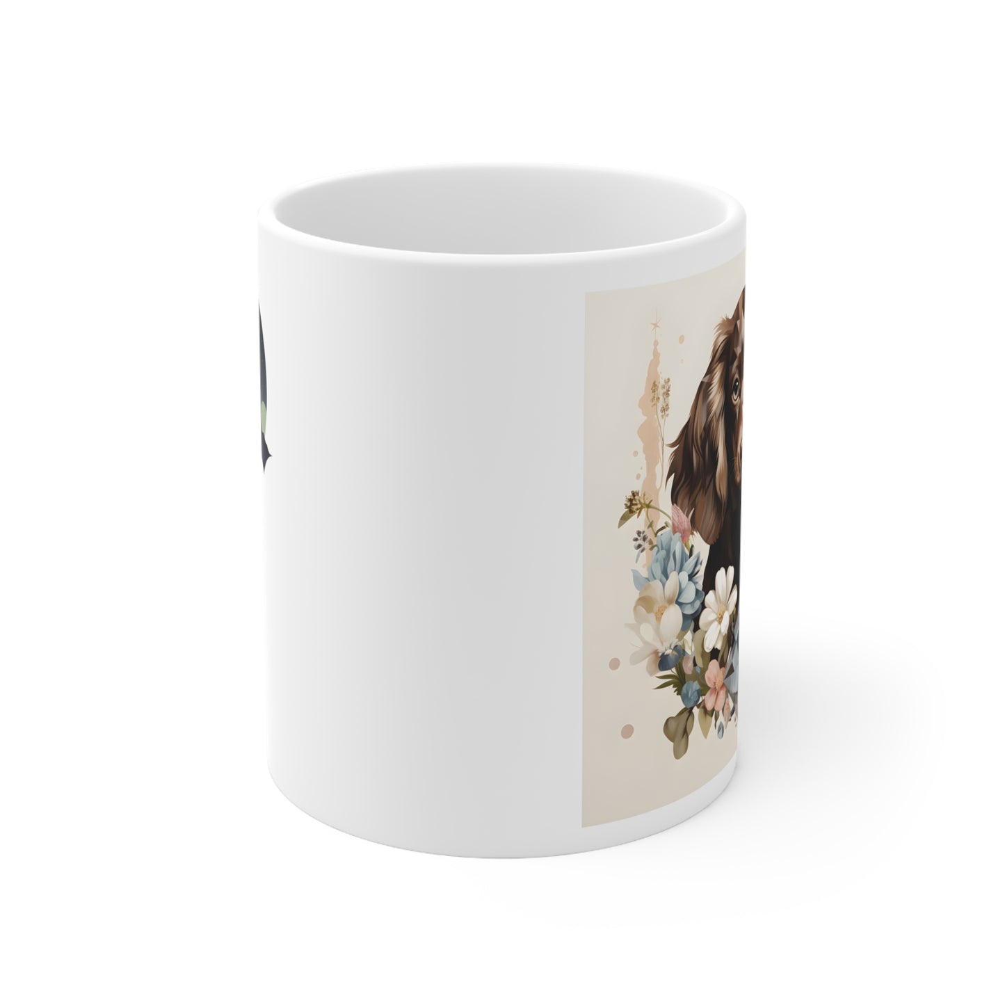 Dachshund Puppy Coffee Mug: "Chocolate Gem"