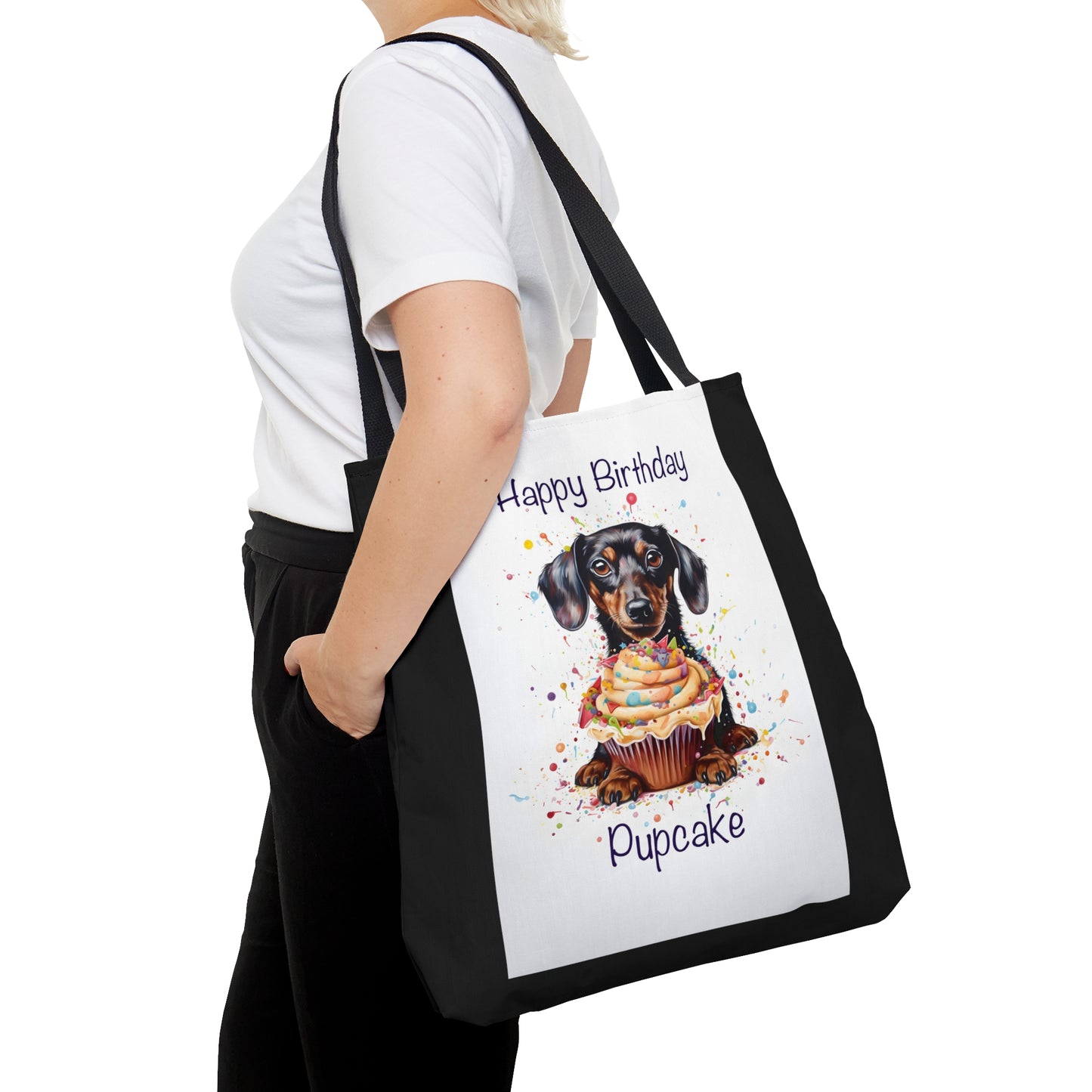 Dachshund Tote Bag: "Pupcake"