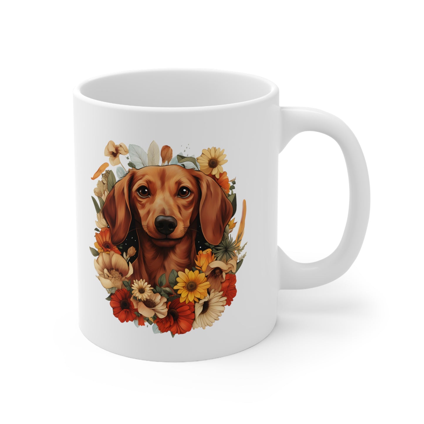 Dachshund Coffee Mug: "Sunny"