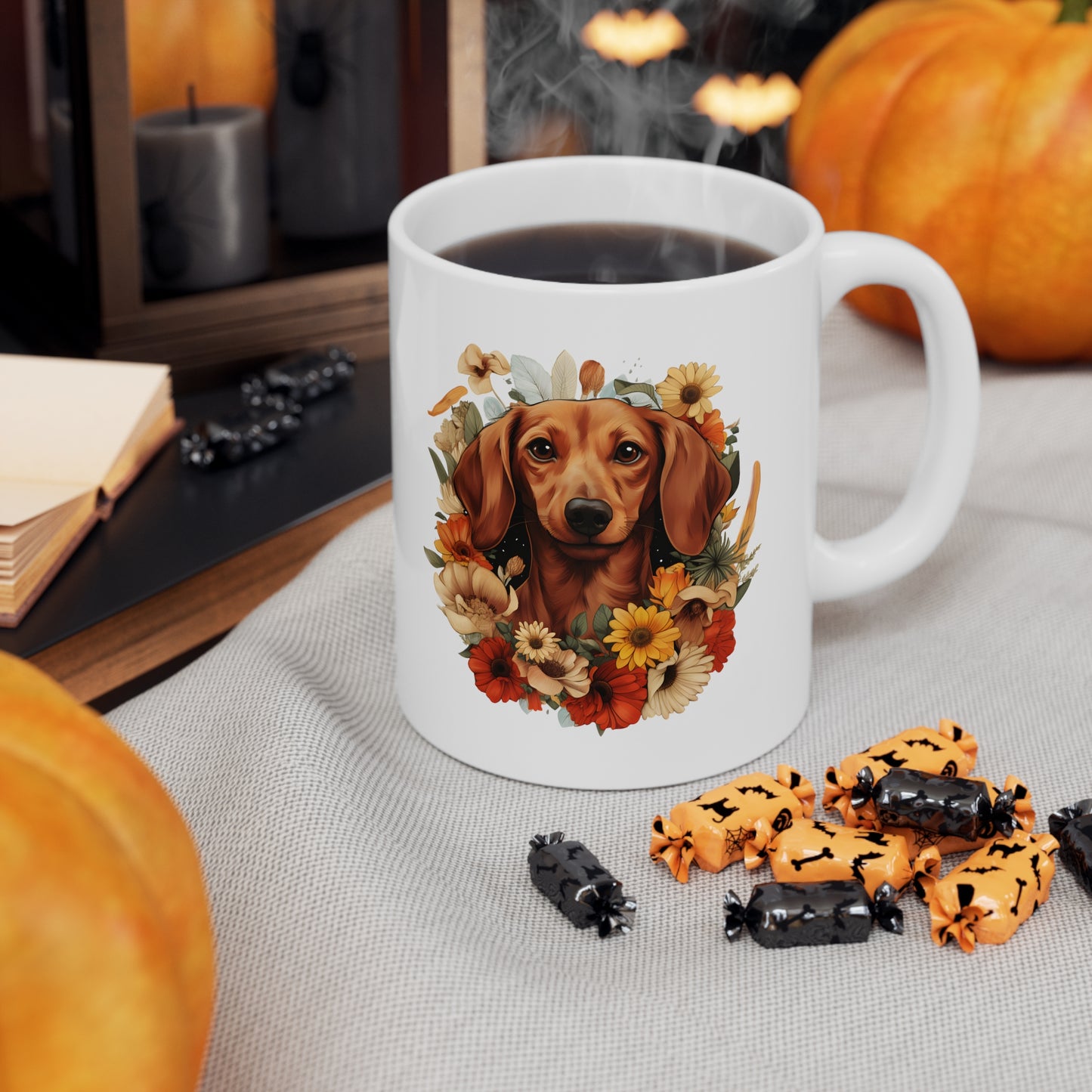 Dachshund Coffee Mug: "Sunny"