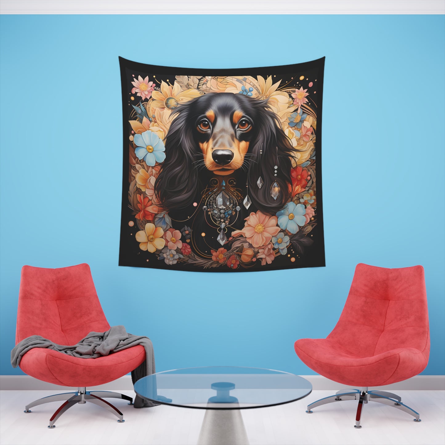 Dachshund Tapestry: "Treasure"