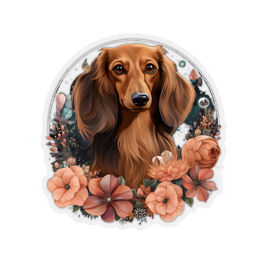 Dachshund Sticker: "Rose"