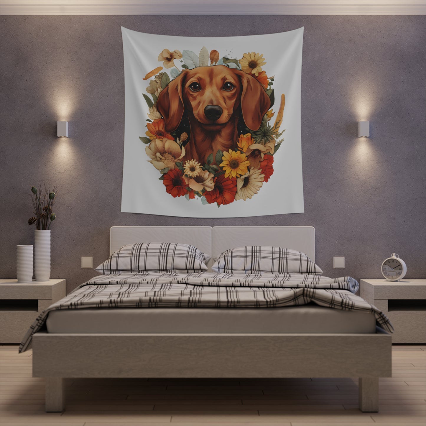 Dachshund Tapestry: "Sunny"