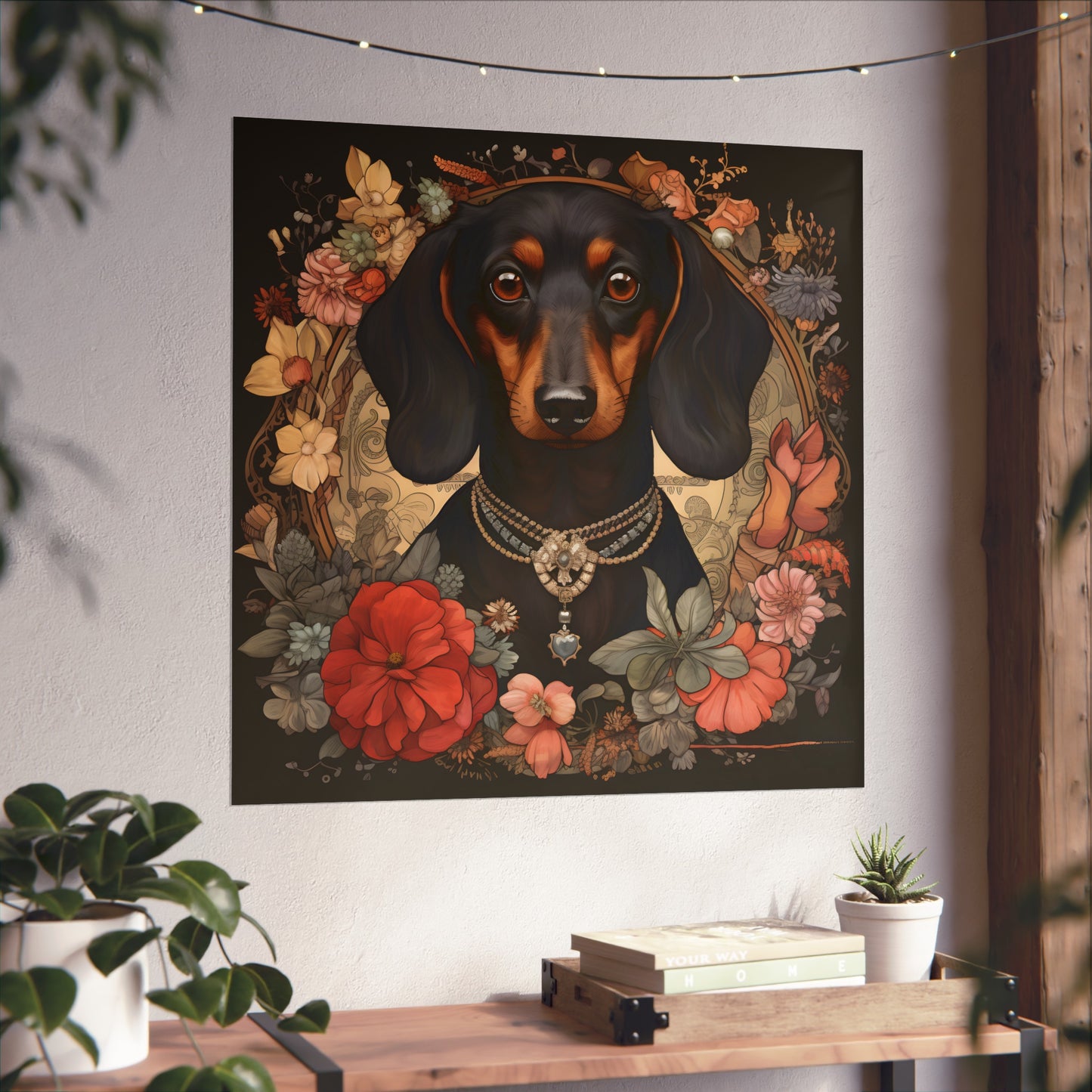 Dachshund Art Print: "Heirloom"