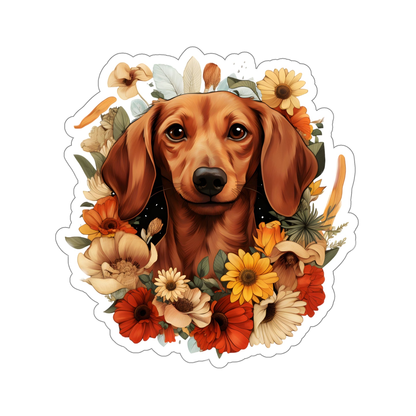 Dachshund Sticker: "Sunny"