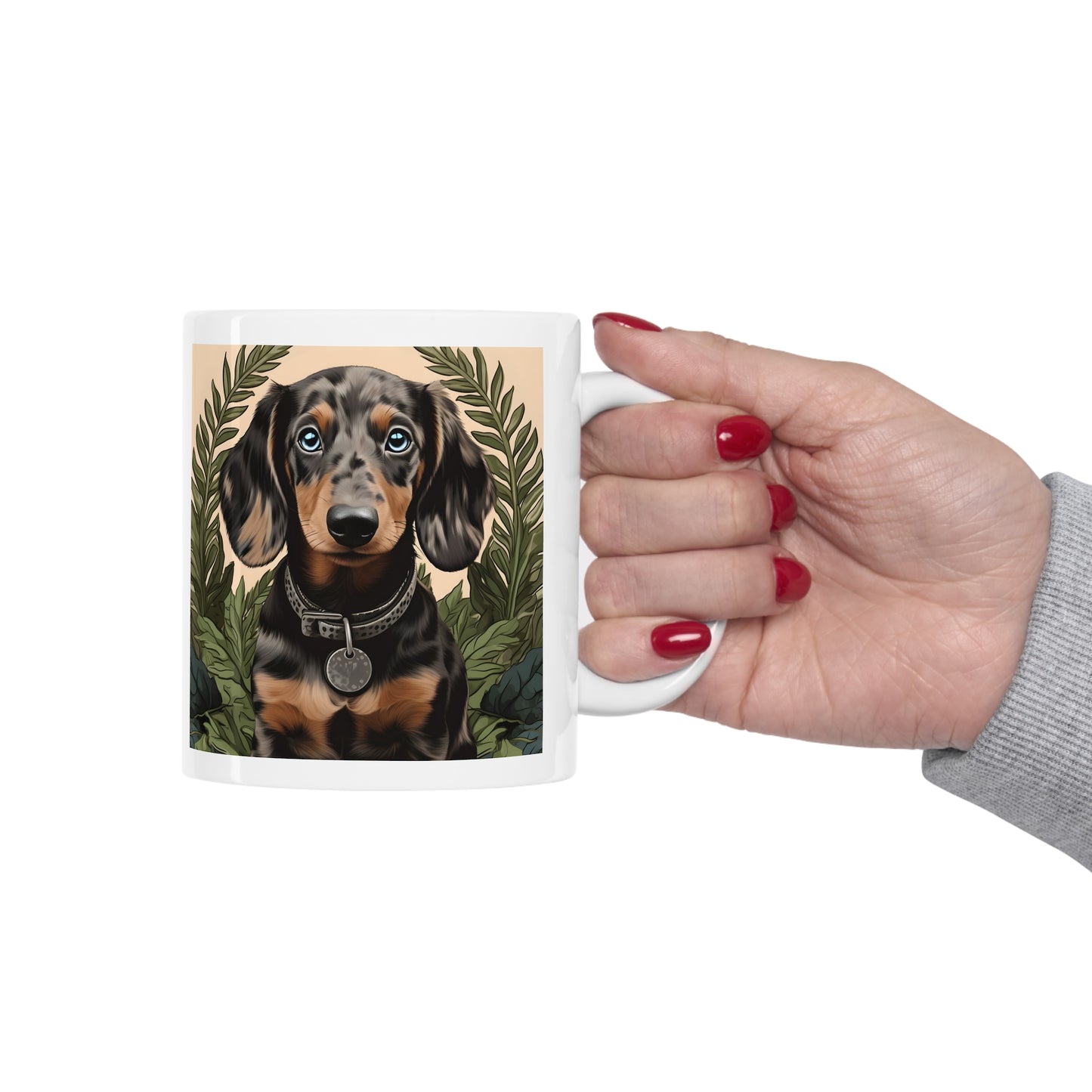 Dachshund Coffee Mug: "Soul Gazer"