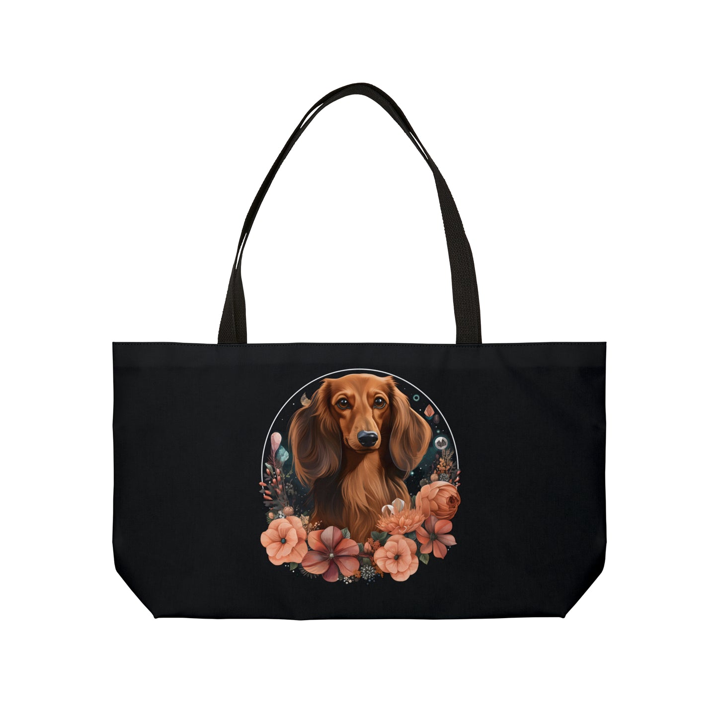 Dachshund Weekender Bag: "Rose"