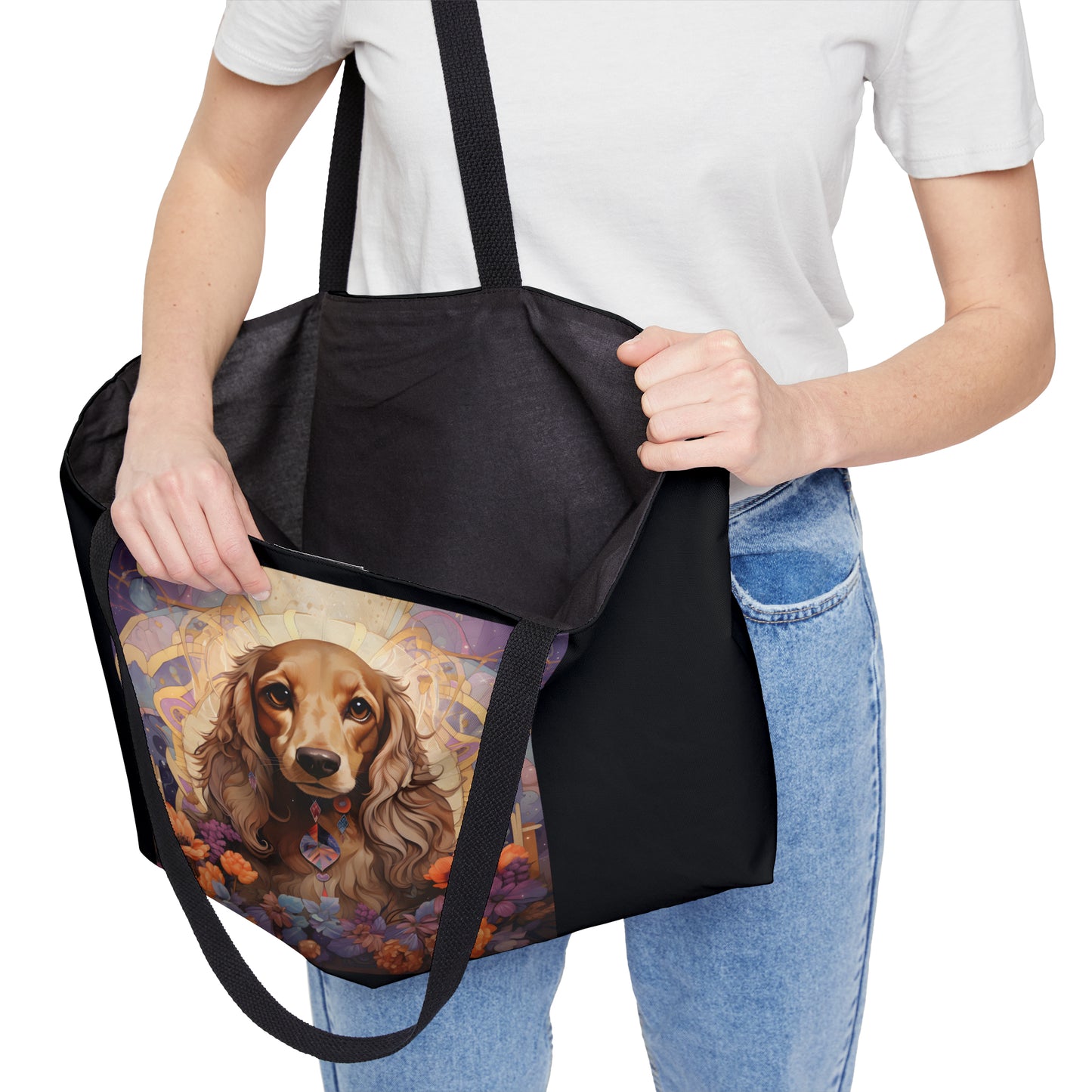 Dachshund Weekender Bag: "Citrine Dream"