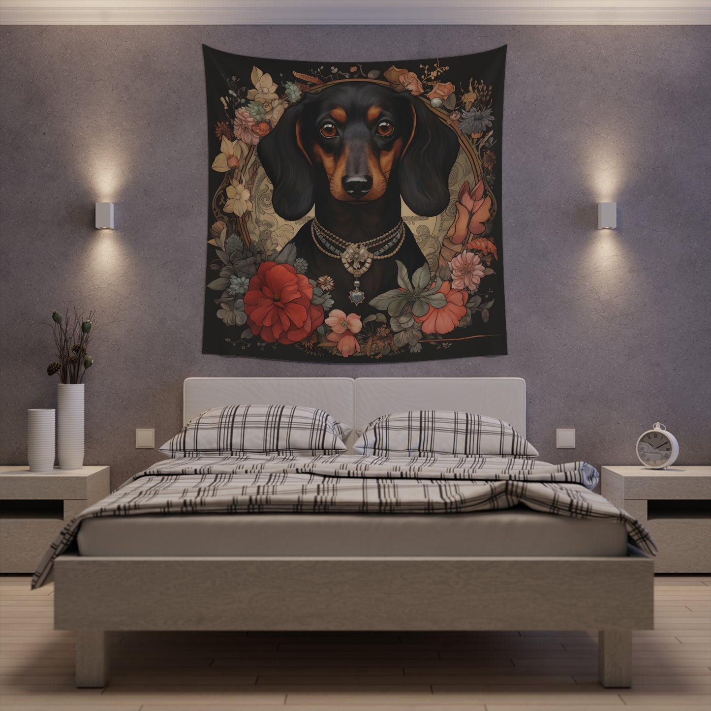 Dachshund Tapestry: "Heirloom"