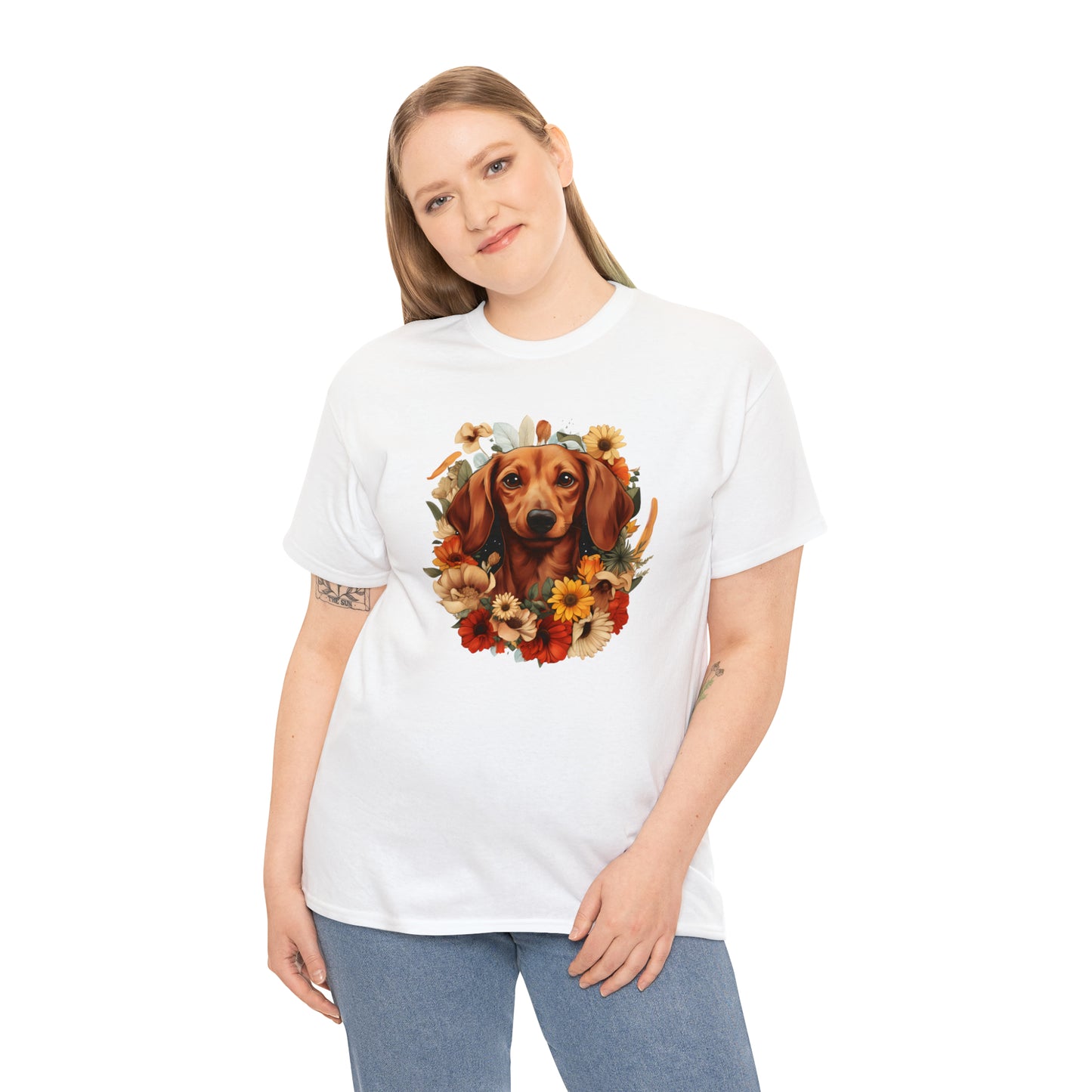Dachshund Classic Cotton T-Shirt: "Sunny"