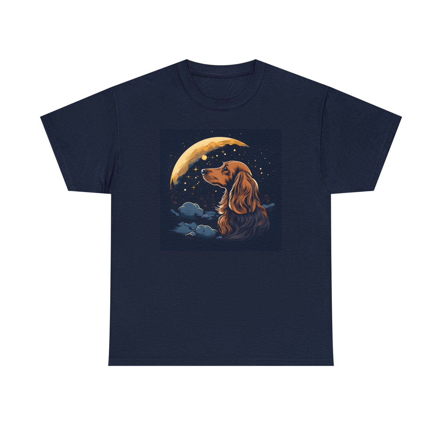 Dachshund Classic Cotton T-Shirt: "Stargazer"