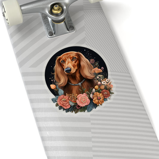 Dachshund Sticker: "Flora"