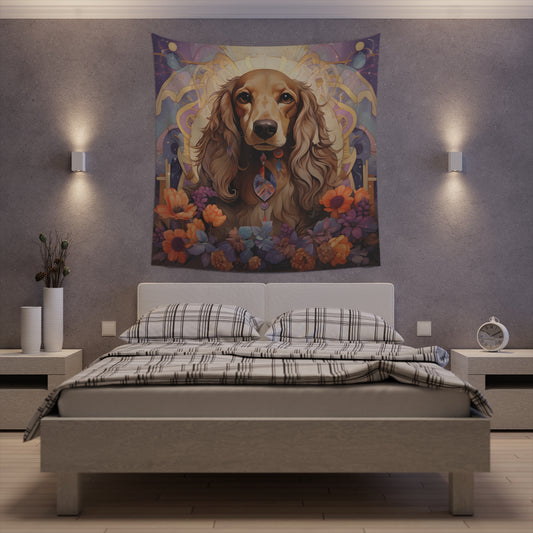 Dachshund Tapestry: "Citrine Dream"