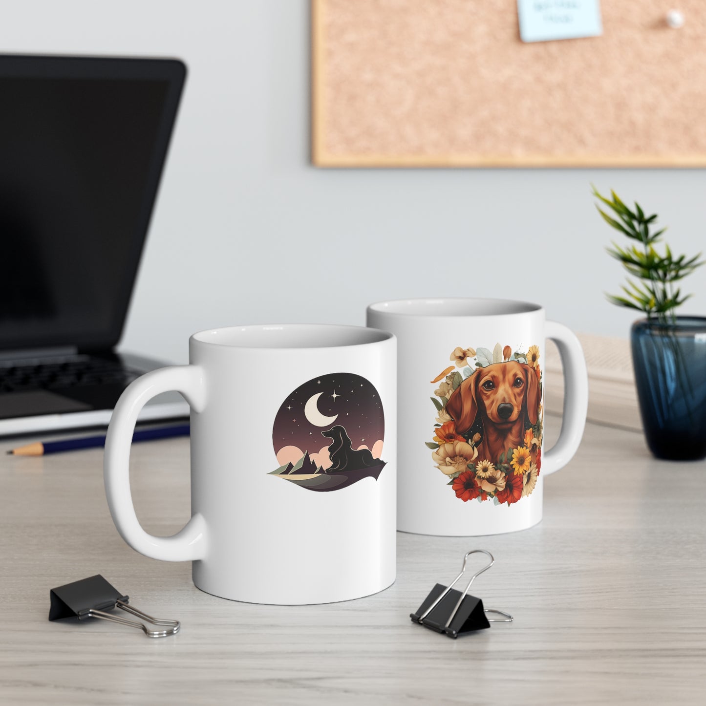 Dachshund Coffee Mug: "Sunny"