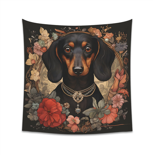 Dachshund Tapestry: "Heirloom"