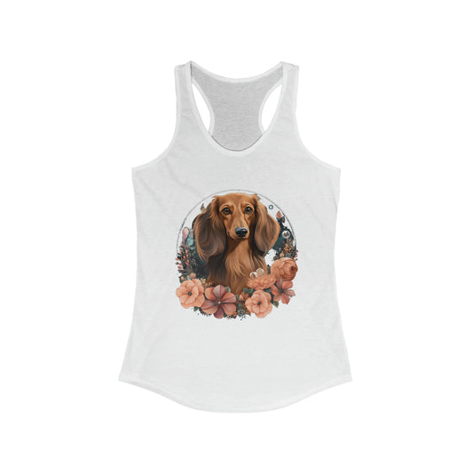 Dachshund Tank Top: "Rose"