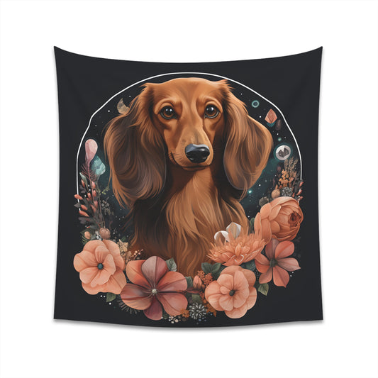 Dachshund Tapestry: "Rose"