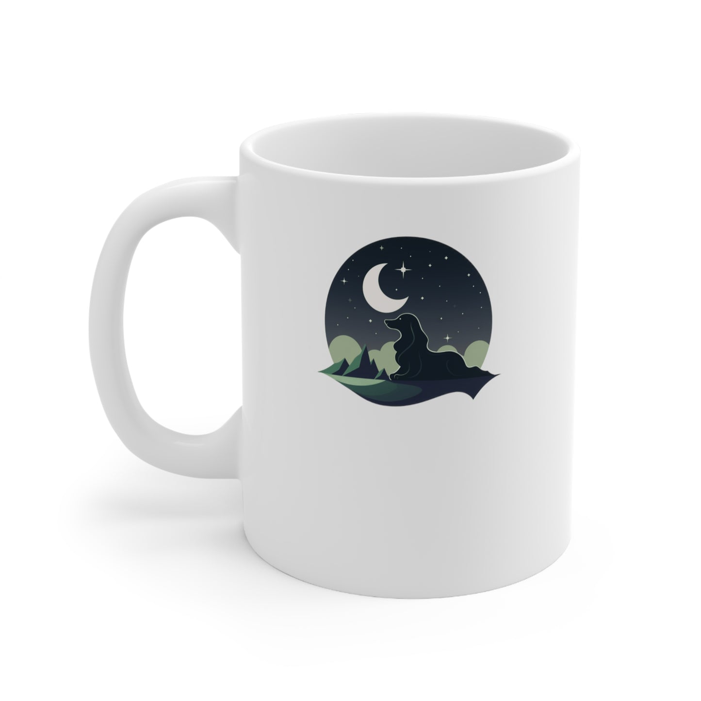 Dachshund Coffee Mug: "Soul Gazer"