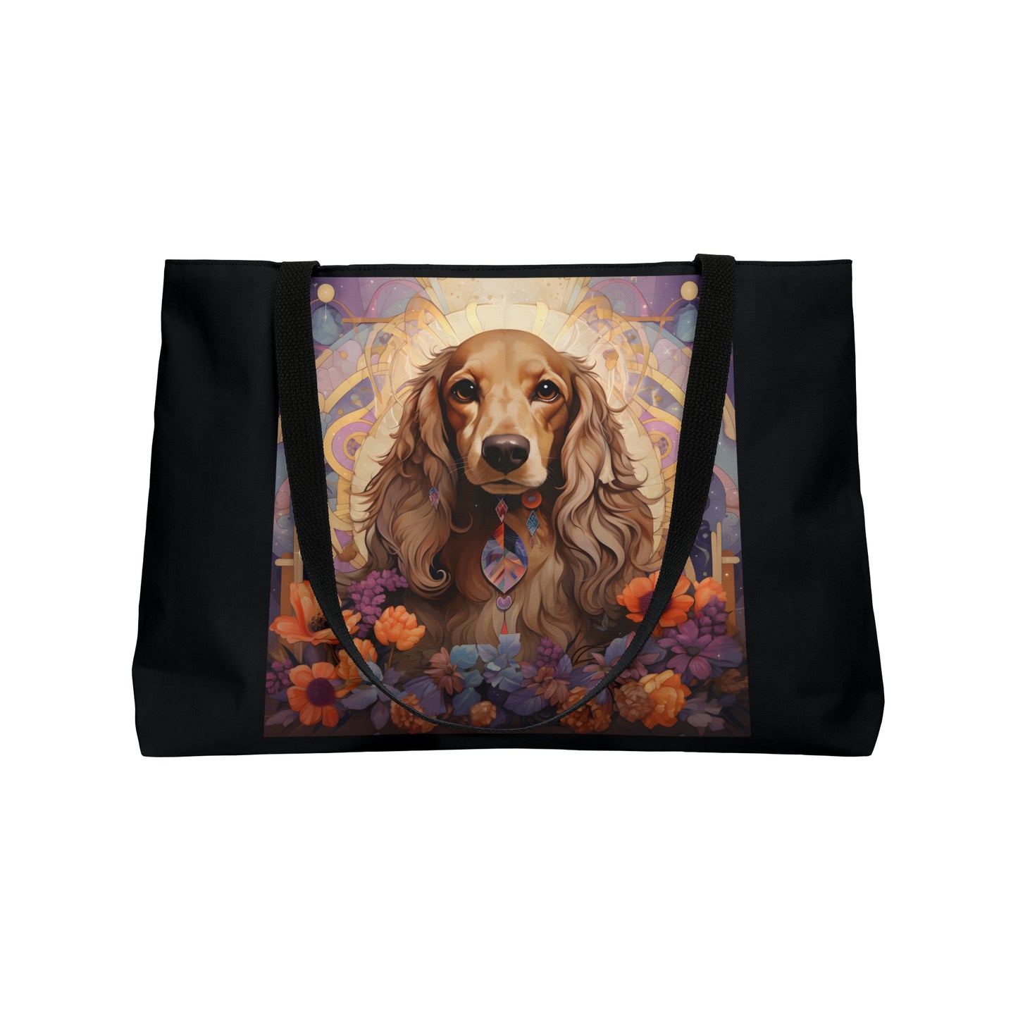 Dachshund Weekender Bag: "Citrine Dream"