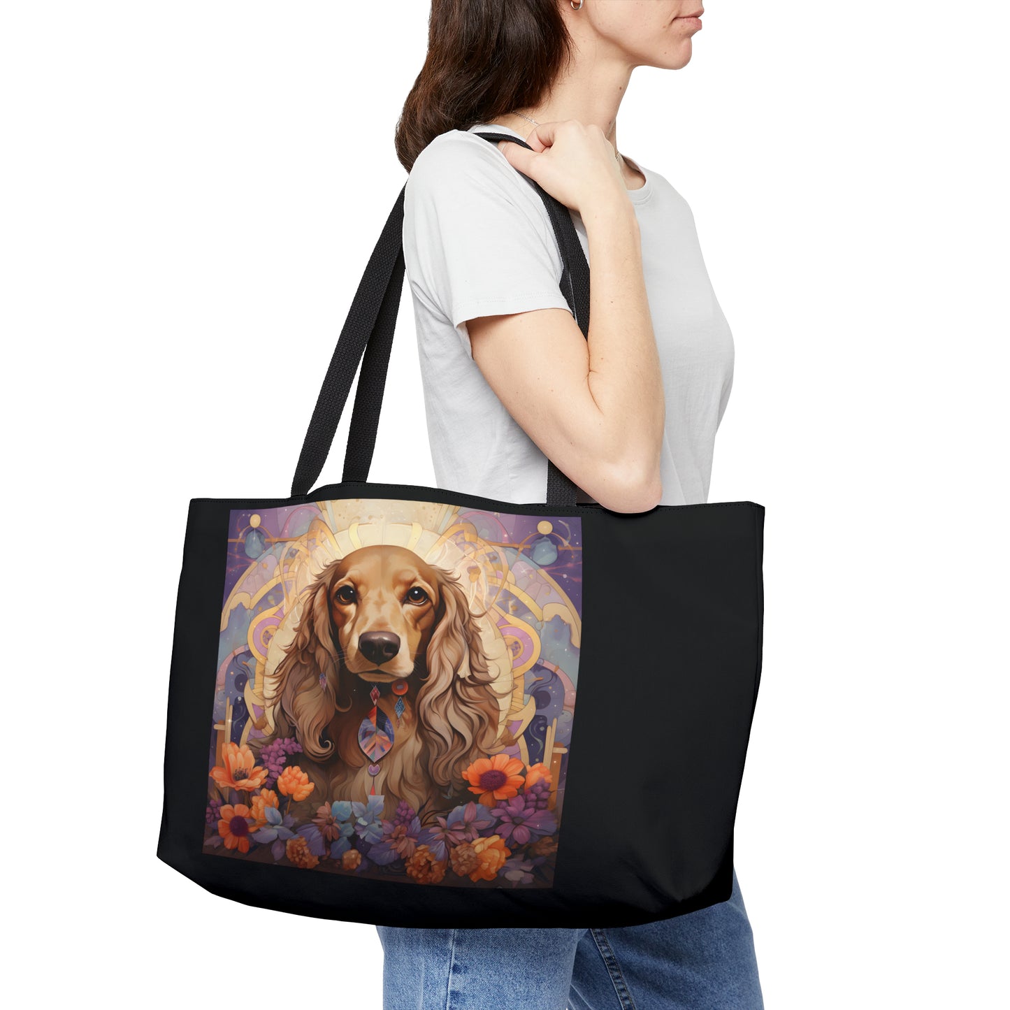 Dachshund Weekender Bag: "Citrine Dream"