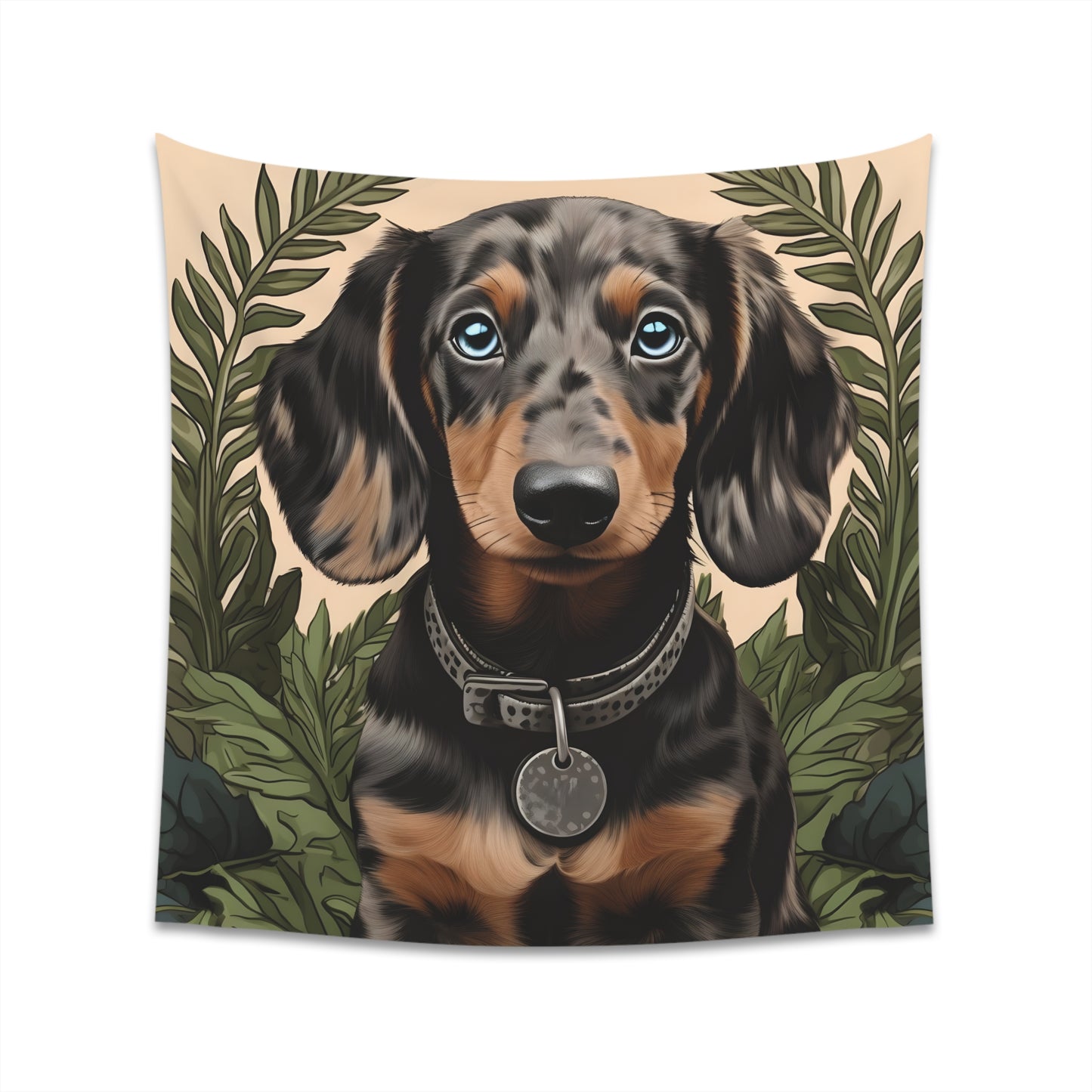 Dachshund Tapestry: "Soul Gazer"