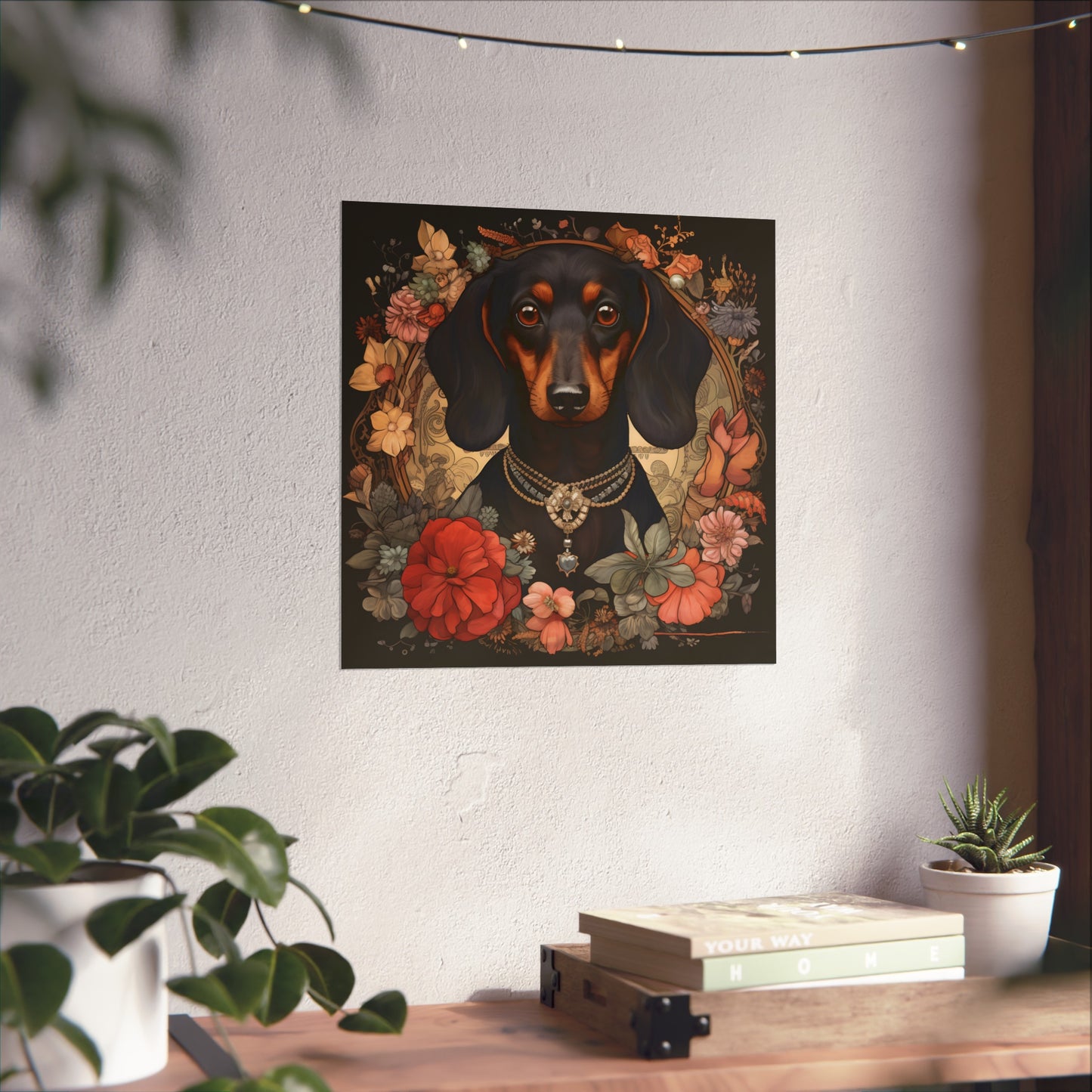 Dachshund Art Print: "Heirloom"