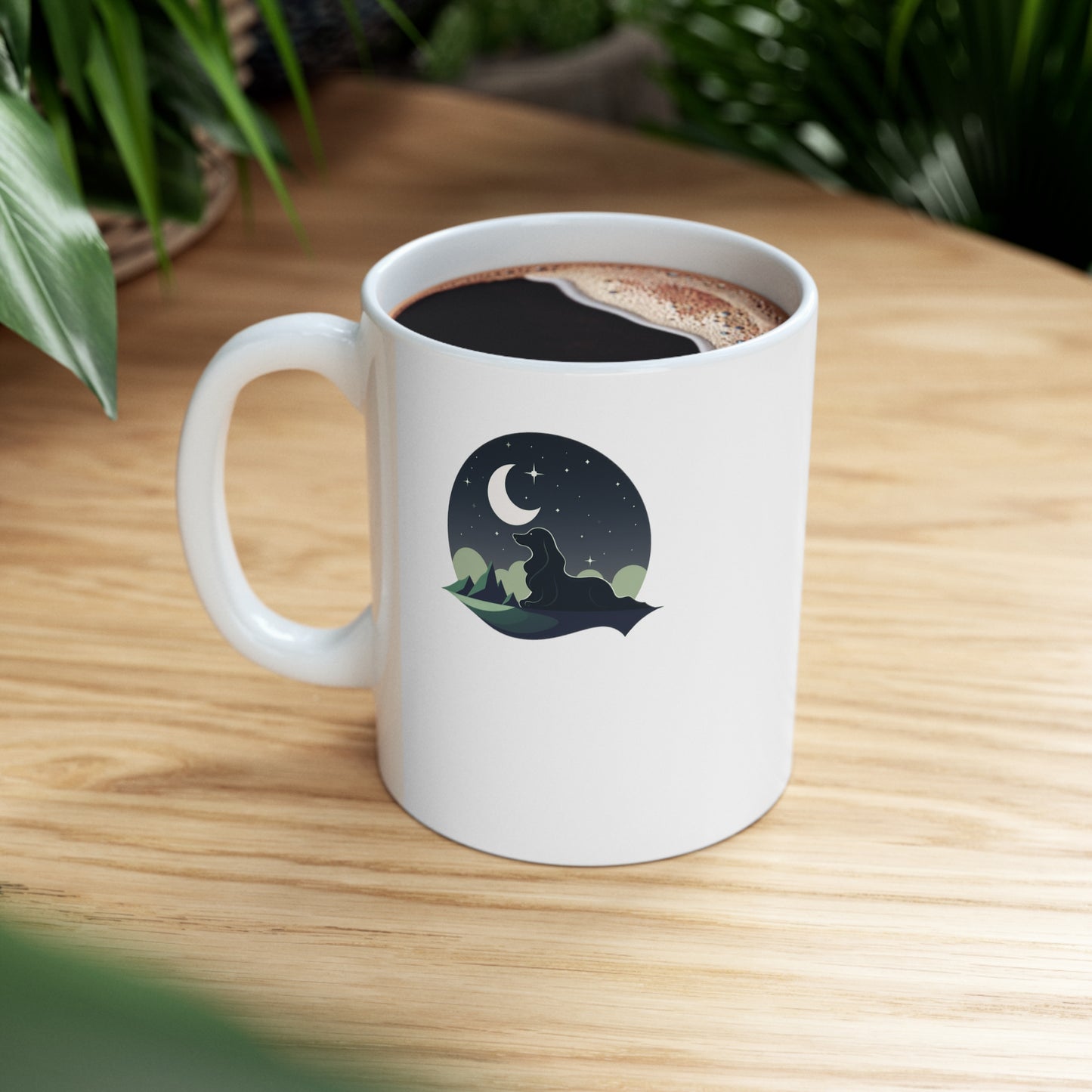 Dachshund Coffee Mug: "Soul Gazer"