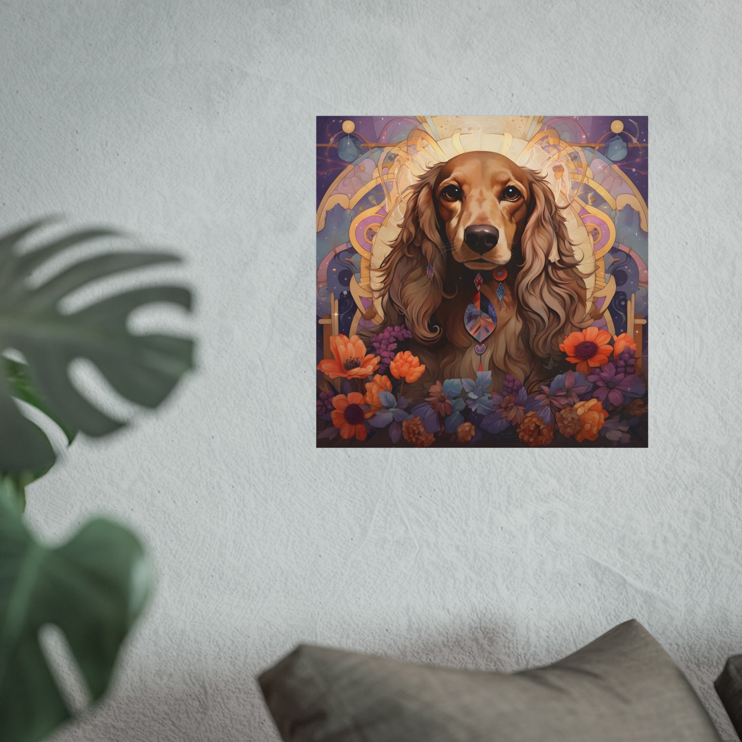 Dachshund Art Print: "Citrine Dream"