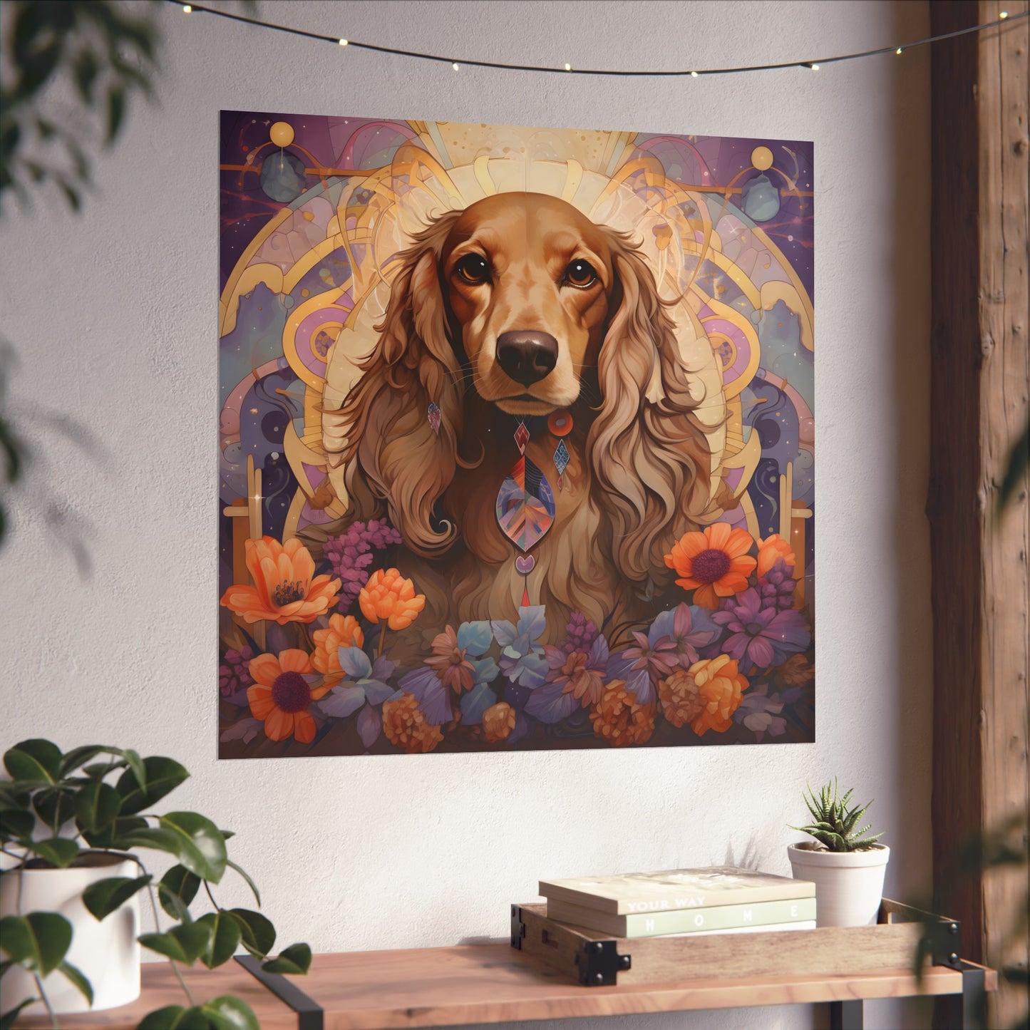 Dachshund Art Print: "Citrine Dream"