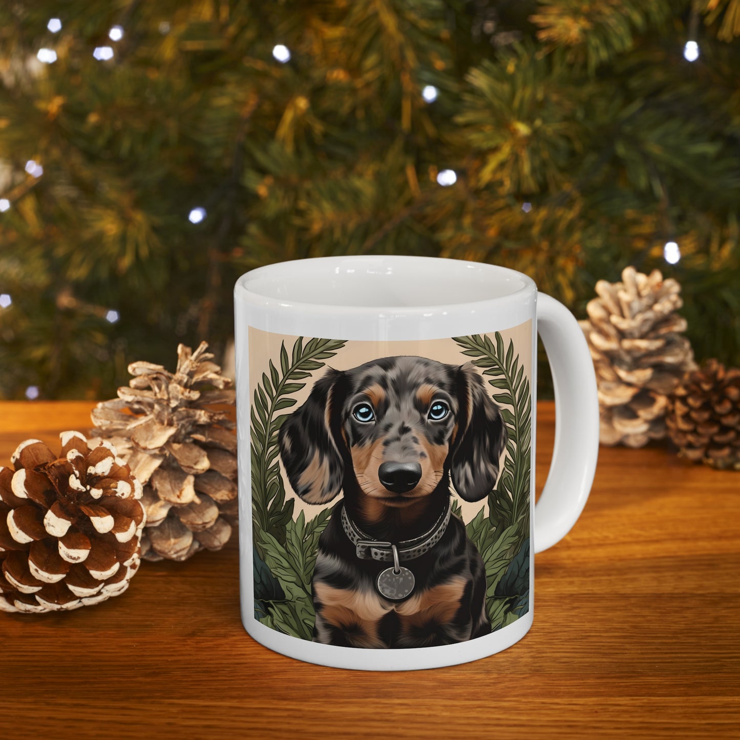 Dachshund Coffee Mug: "Soul Gazer"