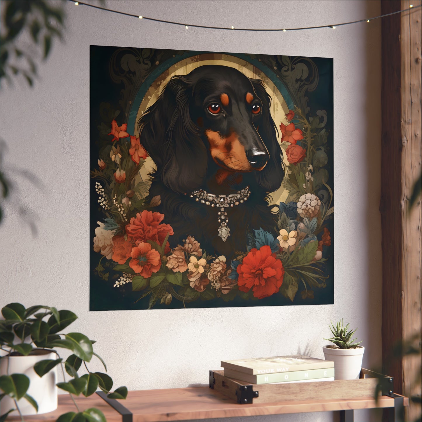 Dachshund Art Print: "Diamond"