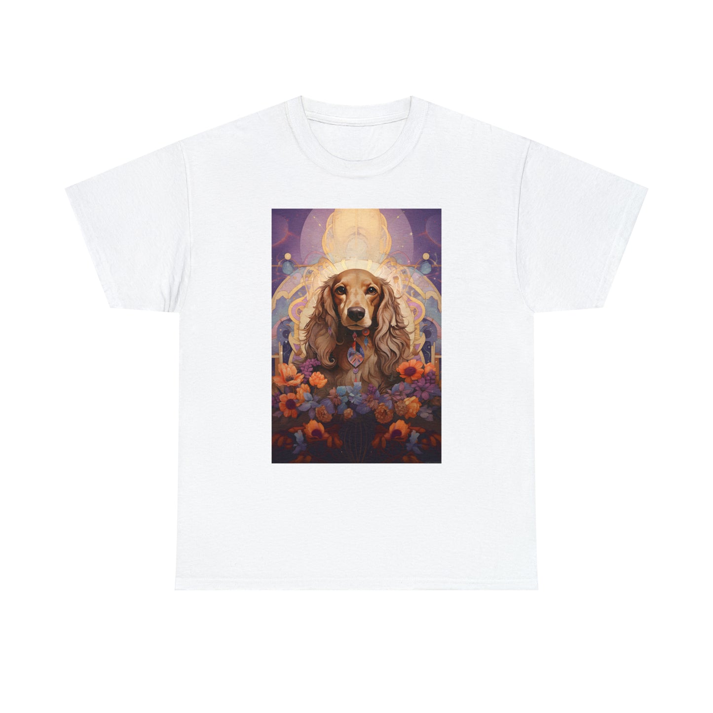 Dachshund Classic Cotton T-Shirt: "Citrine Dream"