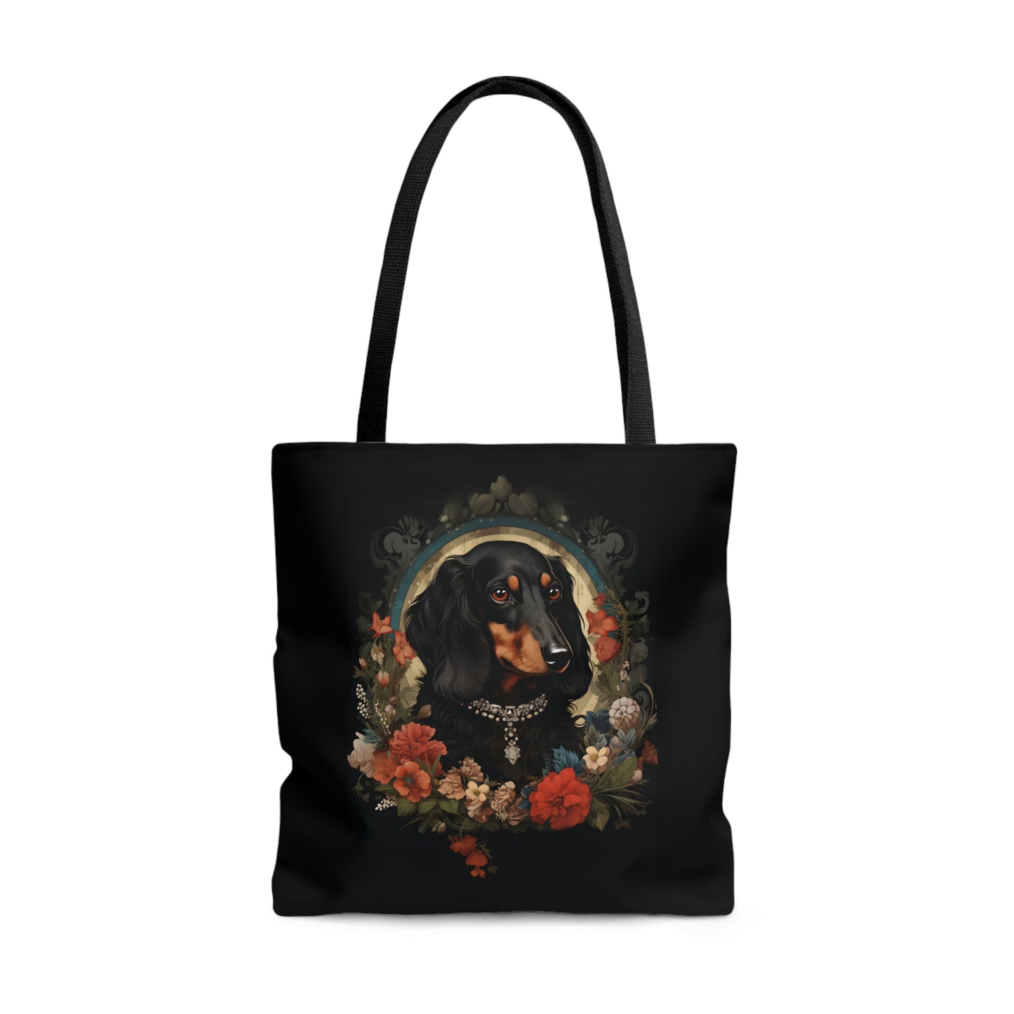 Dachshund Tote Bag: "Diamond"