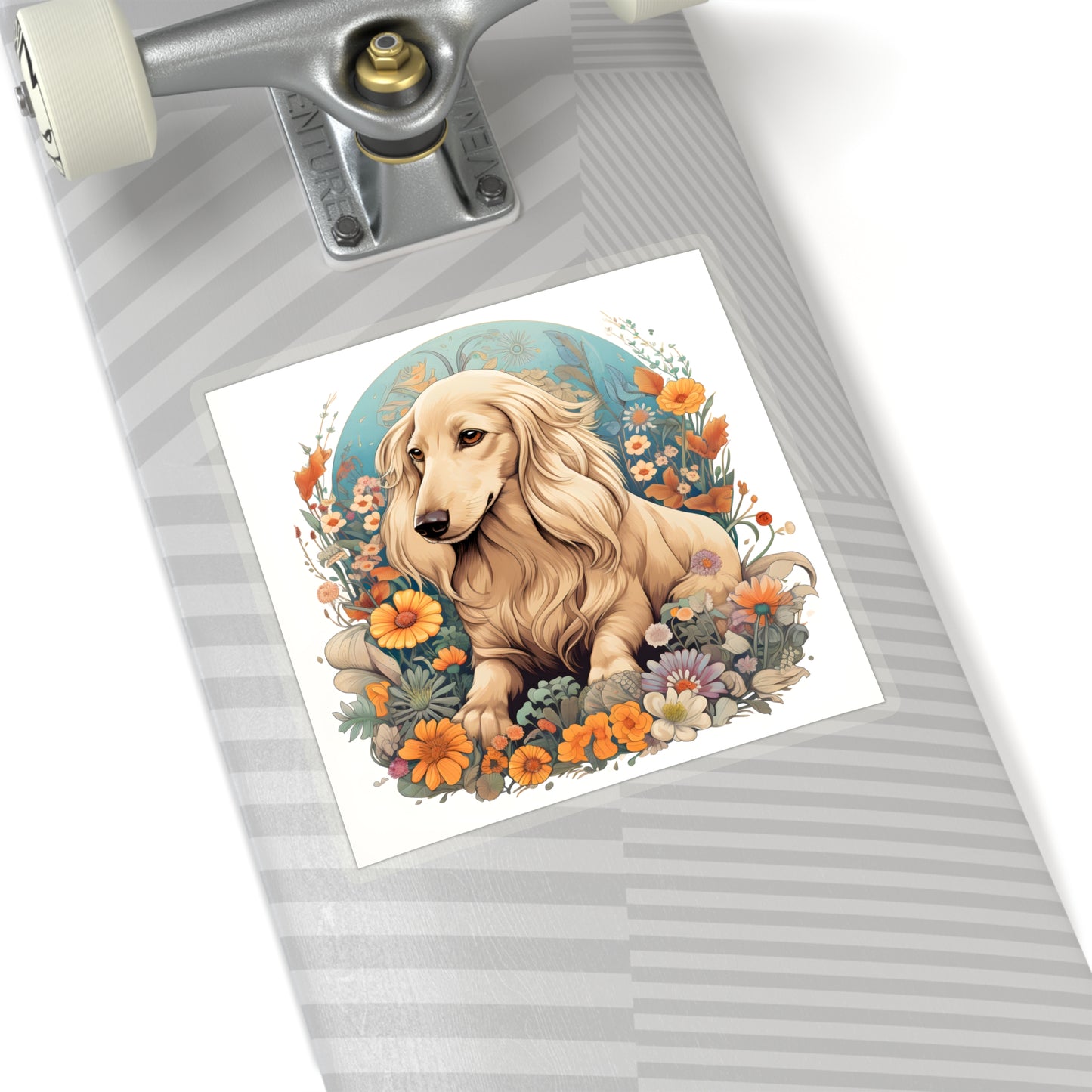 Dachshund Sticker: "Clear"