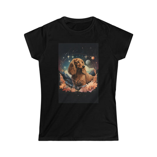 Dachshund Softstyle T-Shirt: "Astral Serinity"
