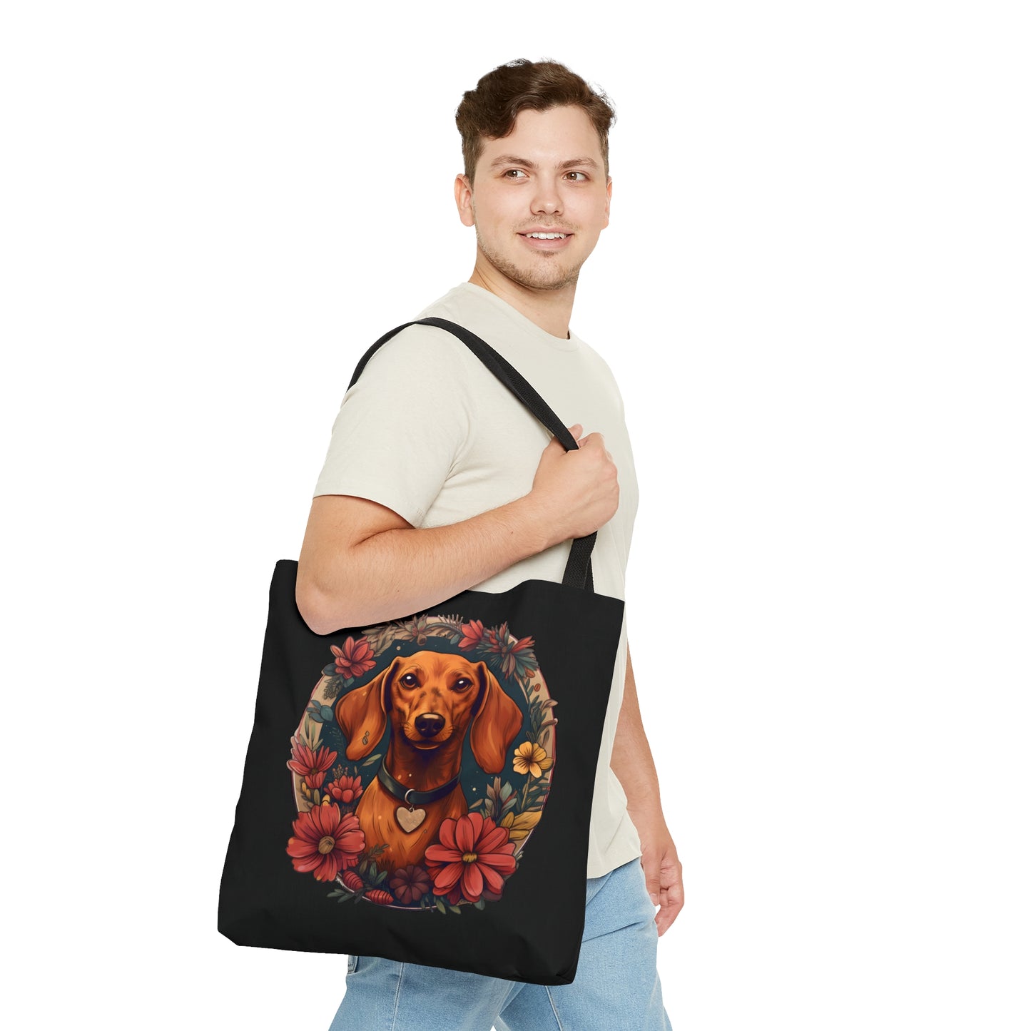 Dachshund Tote Bag: "Heart"