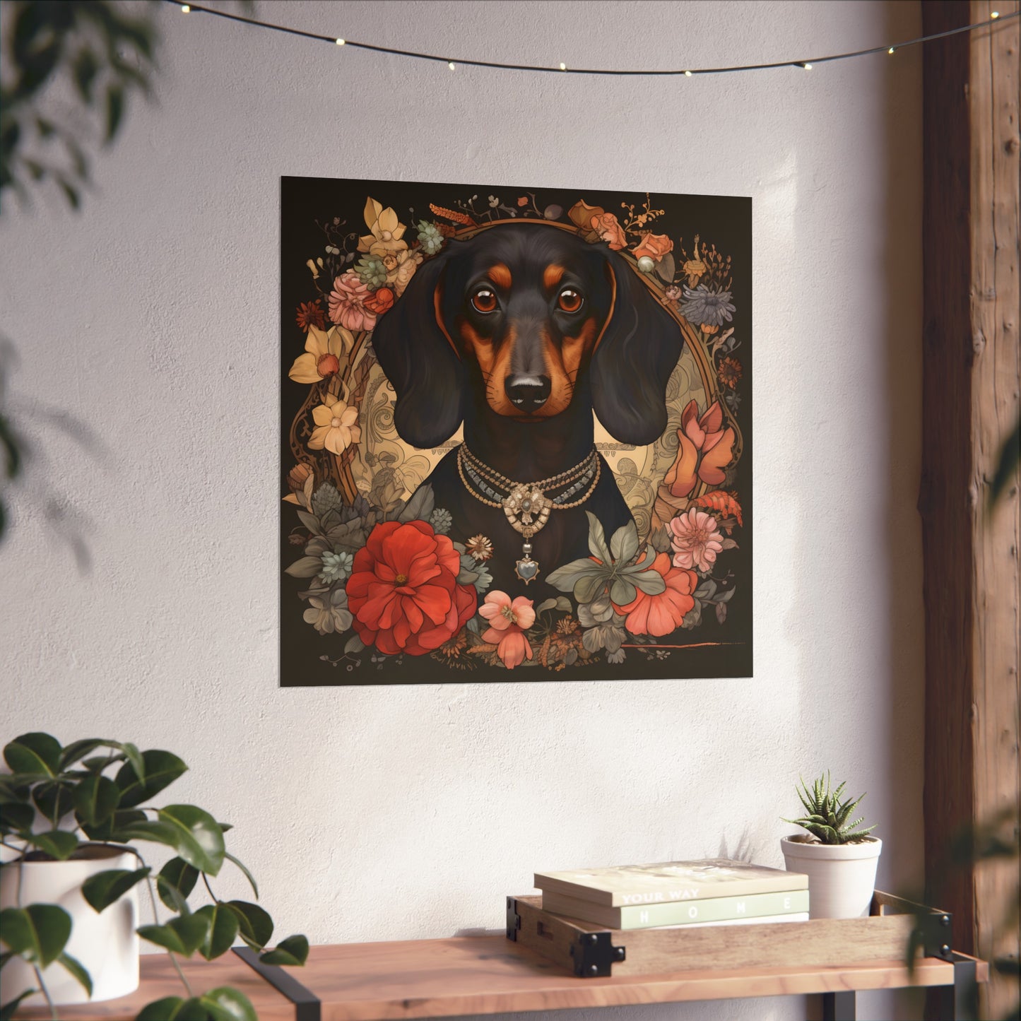 Dachshund Art Print: "Heirloom"